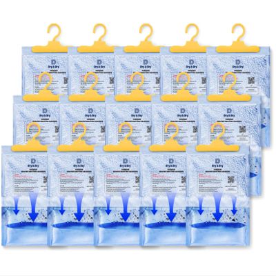 Dry & Dry 15 Packs [Net 7 Oz/Pack] Moisture Absorbers for Home, Basement & Bedroom - Small Dehumidifiers