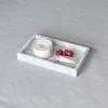 StonePlus Natural Marble Elegant Jewelry Tray Small Stone Organizer for Dressroom/Bathroom/Coffeeshop (White Carrara, 9.84Lx5.91Wx1.18H) view 2