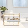 Beavorty Bathroom Countertop Shelf Organizer Cosmetic Storage Rack for Toiletries Bathroom Vanity for Space Saving and Easy Cleaning view 3