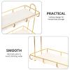 Beavorty Bathroom Countertop Shelf Organizer Cosmetic Storage Rack for Toiletries Bathroom Vanity for Space Saving and Easy Cleaning view 4