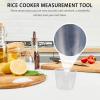 DOITOOL Rice Measuring Cup 160Ml Food Grade Plastic Rice Cooker Accessory Transparent Measuring Tool for Dry and Liquid Ingredients Kitchen Use view 4