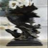EUROPEAN BRONZE Handmade Detailed Rare Eagle Marble Sculpture Bust Bronze Head Collectible Art Deco view 4