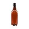 Amber P.E.T. Beer Bottle - 500 ml with Caps | 16.9 oz (24/Pack) view 1