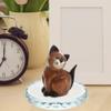 VICASKY Ornament Display Stand Glass Paperweight 2pcs Glass Round Display Stand Craft Base Crystal Coasters Collectibles Display Bases Display Plate Home Decoration Accessories Paper Weights view 2