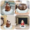 VICASKY Ornament Display Stand Glass Paperweight 2pcs Glass Round Display Stand Craft Base Crystal Coasters Collectibles Display Bases Display Plate Home Decoration Accessories Paper Weights view 3