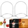 SHERCHPRY 6pcs Jar Lifting Hangers Tinplate Wire Handles for Jars for Weddings Parties Home Decor and Outdoor Solar Lanterns view 3
