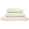 Turmerry Green Natural Bed Pillow - GOLS Certified Organic Rubber Foam Latex Pillows for Sleeping Side, Back, Stomach Sleepers Zippered Organic Cotton Cover - Size Queen - Mid Loft - Medium view 1