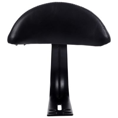 Children S Backrest for Bike with Black Leather Cushion Lightweight Metal Frame Bicycle Seat Back Support for Child Safety on Electric and Adult Bikes Easy Install 21X20X17 CM