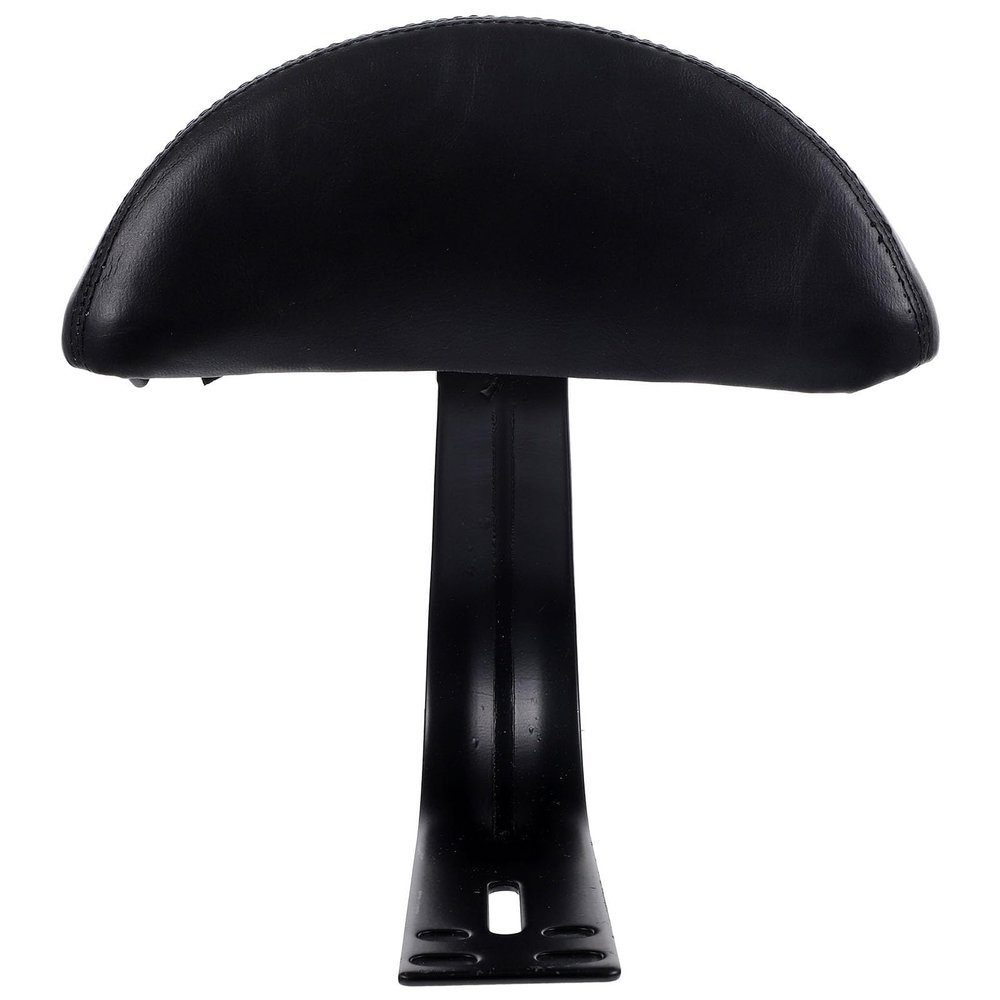 Children S Backrest for Bike with Black Leather Cushion Lightweight Metal Frame Bicycle Seat Back Support for Child Safety on Electric and Adult Bikes Easy Install 21X20X17 CM