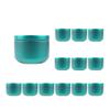 20 pcs Empty Candle Jars DIY Making Candle Tinplate Small Round Tin Jar Containers for Tea Coffee Bea Candy Chocolate Sugar Spices (green) view 1
