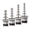 Commercial Chocolate Fountain Fountain - 4/5/6/7 Tiers Stainless Steel Sauce Melting Pot/Chocolate Waterfall Machine for Party Wedding Buffet Equipment / 4 Tiers view 1