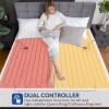 Sealy Heated Mattress Pad California King Size, Zone Heating Electric Bed Warmer with Deep Pocket, 10 Heat Setting Dual Controller & 1-12 Hours Auto Shut Off, Knitted Heated Mattress Cover, Cal King view 3