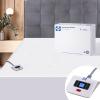 Sealy Heated Mattress Pad Twin, Zone Heating Electric Bed Warmer with Deep Pocket, 10 Heat Setting Controller & 1-12 Hours Auto Shut Off, Knitted Breathable Heated Mattress Cover, White view 1