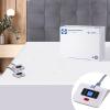 Sealy Heated Mattress Pad Queen Size, Zone Heating Electric Bed Warmer with Deep Pocket, 10 Heat Setting Dual Controller & 1-12 Hours Auto Shut Off, Knitted Breathable Heated Mattress Cover, White view 1