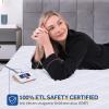 Sealy Heated Mattress Pad Queen Size 60x80 Inch | Luxury Quilted Waterproof Electric Mattress Cover with 10 Heat Setting Dual Controller & 1-12 Hours Auto Shut Off | Fit Up to 17" Deep Pocket view 2
