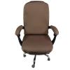 WOMACO Office Chair Covers, Stretch Computer Chair Cover with Armrest Covers, Universal Boss Chair Covers Modern Simplism Style High Back Chair Slipcover (Light Brown, Large) view 2