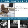WOMACO Office Chair Covers, Stretch Computer Chair Cover with Armrest Covers, Universal Boss Chair Covers Modern Simplism Style High Back Chair Slipcover (Light Brown, Large) view 4
