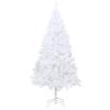 CHARMMA Artificial Christmas Tree with Thick Branches White 82.7" PVC view 2