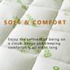 Bamboo_Viscose Mattress Topper Twin Size, Cooling Extra Thick Breathable Mattress pad, 8-21Deep Pocket Soft Quilted Fitted Mattress Cover with Down Alternative Fill view 2