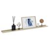CHARMMA Wall Shelves 2 pcs White and Sonoma Oak 45.3"x3.5"x1.2" view 4