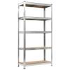 CHARMMA Storage Shelves 2 pcs 35.4"x15.7"x70.9" MDF view 4