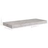 CHARMMA Floating Wall Shelf Concrete Gray 23.6"x9.3"x1.5" MDF view 2