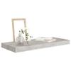 CHARMMA Floating Wall Shelf Concrete Gray 23.6"x9.3"x1.5" MDF view 4