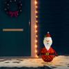 CHARMMA Decorative Christmas Santa Claus Figure LED Luxury Fabric 23.6" view 1