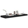 CHARMMA Floating Wall Shelves 2 pcs Black 31.5"x9.3"x1.5" MDF view 3