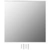 CHARMMA Wall Mirrors 2 pcs 15.7"x15.7" Square Glass view 2
