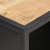 CHARMMA TV Cabinet with Carved Door 35.4"x11.8"x15.7" Rough Mango Wood view 2
