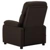 CHARMMA Electric Massage Recliner Chair Dark Brown Fabric view 1