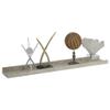 CHARMMA Wall Shelves 2 pcs Concrete Gray 23.6"x3.5"x1.2" view 4