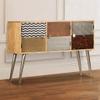 CHARMMA Sideboard 47.2"x11.8"x29.5" Solid Mango Wood view 2