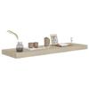 CHARMMA Floating Wall Shelves 2 pcs Oak 31.5"x9.3"x1.5" MDF view 3
