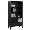 CHARMMA Bookshelf Industrial Black 35.4"x15.7"x70.9" Steel view 3