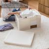 FOMIYES 1pc Oxford Cloth Storage Box See-through Window Clothes Holder for Home Organization Clothes Container for Easy Storage and view 3