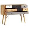 CHARMMA Sideboard 43.3"x11.8"x32.3" Solid Mango Wood view 3