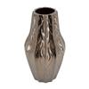 A&B Home Fluted Bronze Flower Vase - Tall Ceramic Vase, Tabletop Home Decor for Floral Arrangements, Bedroom Living Room Console Table Accent Piece Kitchen Dining Table Centerpiece, 7" x 7" x 13" view 1