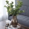 A&B Home Fluted Bronze Flower Vase - Tall Ceramic Vase, Tabletop Home Decor for Floral Arrangements, Bedroom Living Room Console Table Accent Piece Kitchen Dining Table Centerpiece, 7" x 7" x 13" view 3