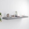 CHARMMA Floating Wall Shelf Gray 31.5"x9.3"x1.5" MDF view 1
