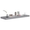 CHARMMA Floating Wall Shelf Gray 31.5"x9.3"x1.5" MDF view 4