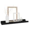 CHARMMA Wall Shelves 4 pcs Black 15.7"x3.5"x1.2" view 4