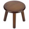 9 Inch Kids Solid Hard Wood Cute Chair, Pine Step Stool Kids Stool, Crafted Hand Painted Wood with Assembled Four Legged Stool, for Kids(Round Walnut), Pine Step Stool Kids Stool, 9 Inch Kids Sol view 2
