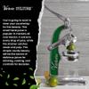 Artisan Crafted Cast Aluminum Professional Grade Manual Hand Press Juicer For Fresh Squeezed Orange, Lemon, Lime, Grapefruit and Citrus Fresh Morning Drinks, or Cooking by Verve CULTURE,Green view 3