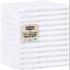 Utopia Towels, Salon Towel, Pack of 12, 16 by 27 Inches, Highly Absorbent Cotton Towels for Hand, Gym, Beauty, Spa, and Home Hair Care, White view 1