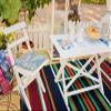 Kaleen Rugs Voavah Collection Navy 4' x 6' Rectangle Residential Indoor-Outdoor Area Rug view 1