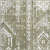 Rugs.com - Outdoor Bohemian Rug 5 Ft Square Green Indoor/Outdoor Rug Washable, Stain-Resistant for Patios, Decks, and Porches view 2