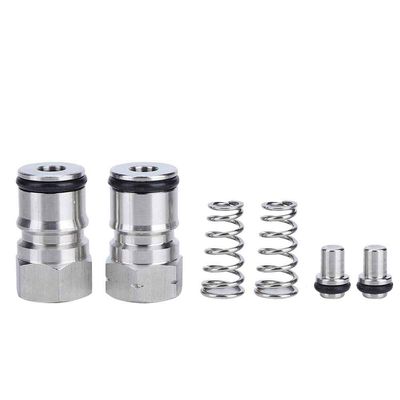 Ball Lock Post,304 Stainless Steel Poppets And Springs Keg Ball Lock Post Connector Adapter 9/16In18 Brewing Accessory Keg Posts Parts