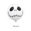 10Pcs Halloween Balloons Decorations Happy Halloween Party Foil Balloons Skull Balloons for Hallow Birthday Baby Shower Wedding Party Decor Supplies view 2